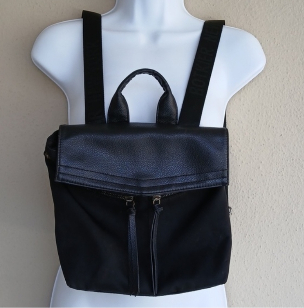 Botkier Trigger Nylon Mini Backpack Black